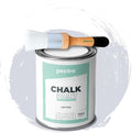 Chalk Paint for Furniture 25 fl.Oz. (750ml) + Special Chalk Paint Brush - Furniture Paint no Sanding or Priming - Chalk Finish Wood Paint - DIY Projects Home Decor & Improvement (LIGHT GRAY)