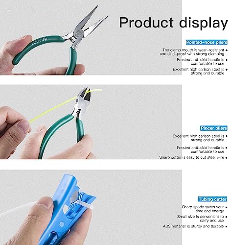 Creality 3D Printer Tool Box Kit, 35Pcs Case Includes 18 Types of Tools Screwdriver/Wrench/Pliers/Needle/SD Reader 3D Printing ABS Storage Toolbox Set for Cleaning Finishing Printing