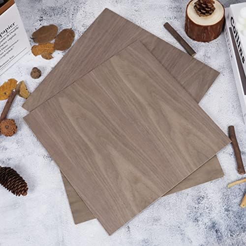 48 Pcs Walnut Unfinished Wood Craft, 16 x 16 x 1/8 Inch - 3mm Thick Walnut Unfinished Plywood for Laser Cutting & Engraving, School DIY Projects, Painting, Fretwork, CNC Cutting, and Wood Burning
