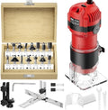 TEENO Router Tool, 1.25 HP 6.5 Amp Compact Wood Router Tool for Woodworking