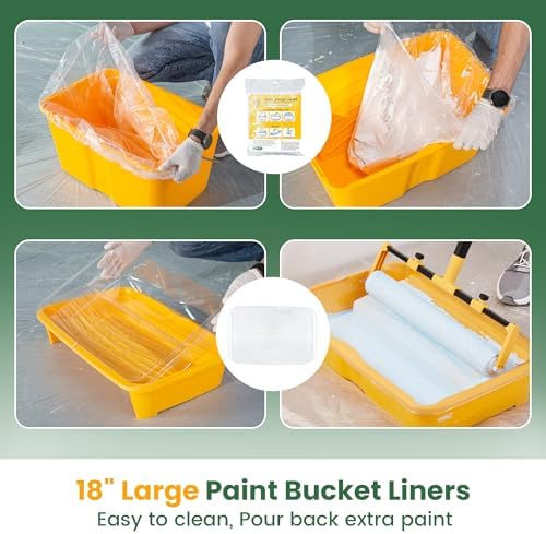 VOOMEY 18 Inch Paint Roller Kit with Extension Pole