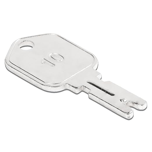 Construction Ignition Keys, 10 Pack 166 Forklift Key Hyster Heavy Equipment Keys for Clark Yale Hyster Komatsu Crown