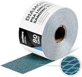 toolant Diamond Shape 80 Grit Sandpaper Roll, 2-3/4" Wide 10Yard Longboard