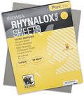 Indasa 50 PCS 9x11 Sandpaper Rhynalox Plusline - 120 Grit Dry Sanding Sheets, Professional-Grade Abrasive for Wood, Metal, Automotive, and Paint Finishing - Durable, Clog-Resistant Sand Paper