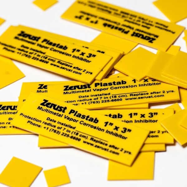 Zerust Rust Prevention Plastabs 1" x 3" - Pack of 10 - Made in the USA