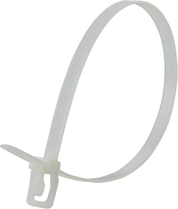 RETYZ WorkTie 14 Inch Natural Releasable Tie - 10 Pack