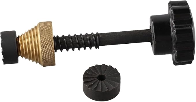 Tap Reseating Tool for Leaking Taps with Threaded Guide and Steel Cutters, 1/2 inch 3/4 inch DIY Plumbing Repair Kit for Sink Basin Bath Faucets