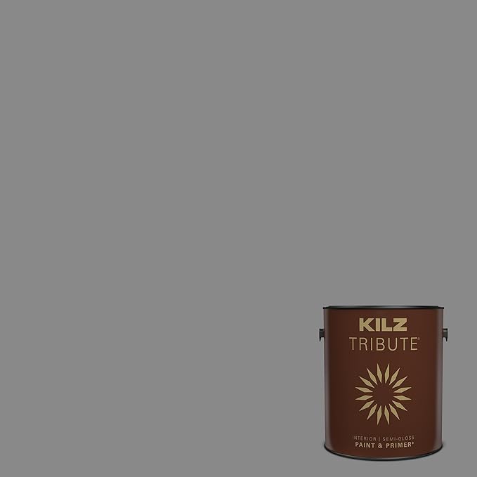KILZ TRIBUTE Paint & Primer, Interior, Semi-Gloss, Lincoln Green, 1 Gallon