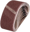 HARFINGTON 3 x 21 Inch Sanding Belts, 10 Pcs 36 Grits Aluminum Oxide