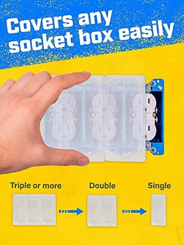 The Smarter Outlet Cover for Drywall & Painting – Better Than Tape for Remodeling & DIY Projects 60-Pack