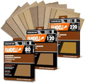Multipurpose Sanding Sheets Assorted Grits: (25) 80, (25) 12, and (25) 220. 75PK..