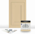 ALL-IN-ONE Paint by Heirloom Traditions, Kind (Buttery Yellow), 8oz Sample - Durable cabinet and furniture paint. Built in primer and top coat, no sanding needed. Includes our 30 featured color card.