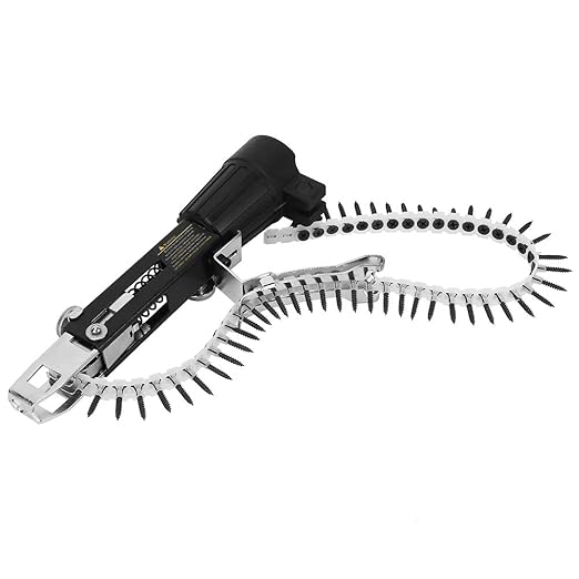 Automatic Drill Nailer, 3Pcs Chain Nail Gun Adapter Woodwork Automatic Nail Adapter Electric Drill Chain Attachment Set for Drywall Wood Board Ceiling