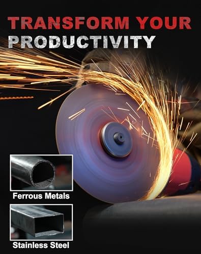 EZARC 5 Inch Metal Cut Off Wheels, .045 x 7/8-Inch, 25-Pack