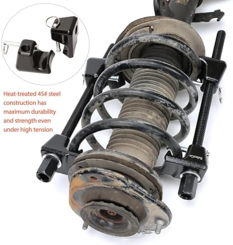 ReluxGo Macpherson Strut Spring Compressor Tool, 2PCS Heavy-Duty Coil Spring Compressor Automotive with Locking Pins 13/16" Socket 1/2" Drive to Compress The Coil Spring