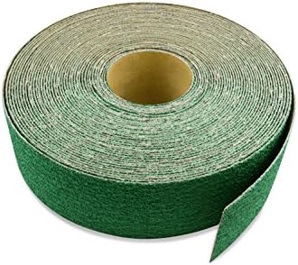 Red Label Abrasives 3 inch X 70 FT 120 Grit Zirconia Woodworking Drum Sander Roll, Cut Strips to Length