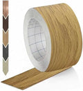 GSCIT Club Oak Wood Tape, 2.4 inch X 15ft Self Adhesive Wood Grain Tape Repair Wallpaper for Tables, Chairs, Baseboards, Doors, Windows, Floors, Handicraft DIY.
