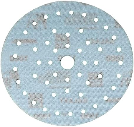 Mirka Galaxy Multifit 6 Inch Ceramic Discs, 1000 Grit, Hook & Loop, 50 Pack