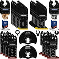TOPOARC Oscillating Tool Blades Kits, 28PCS Titanium Multitool Blades