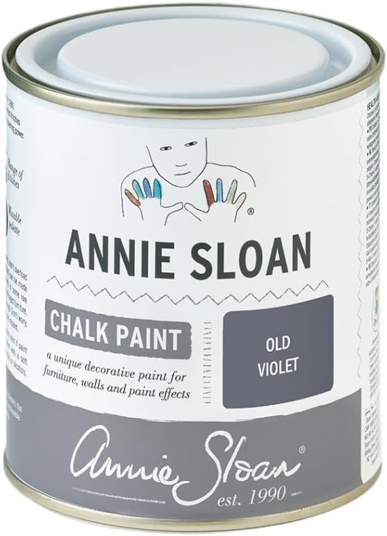 Annie Sloan Chalk Paint® (Old Violet, 500 ml/16.9 Fl Oz) a unique decorative paint for furniture, cabinets and home décor with no sanding or priming