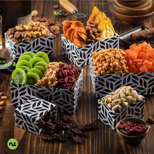 NUT CRAVINGS - Dried Fruit & Mixed Nuts Gift Basket (12 Assortments)