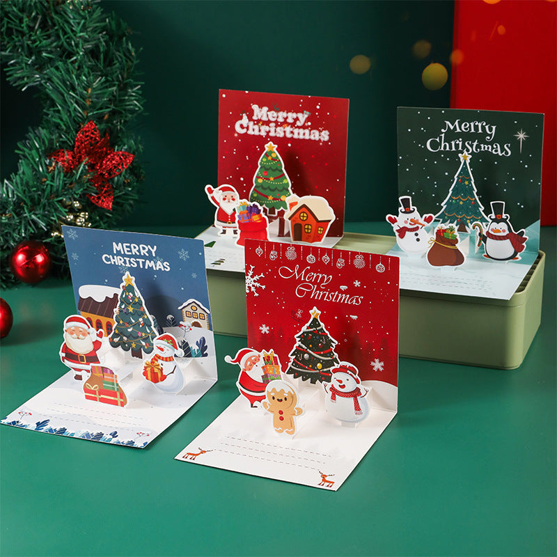 Three-dimensional Blessing Greeting Card