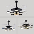 LED Variable Frequency Electric Fan Living Room Lamp