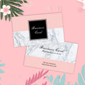 Marble Business Card Holder for Professional Networking and Stylish Presentation