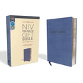 Niv, Premium Gift Bible, Leathersoft, Navy, Red Letter Edition, Comfort Print - Imitation Leather