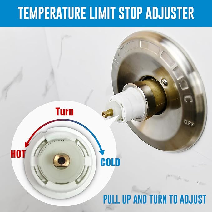RP19804 Shower Cartridge Compatible with Delta 1300/1400 Series, Shower Faucet Parts Replacement Pressure Balance Cartridge for Delta Monitor Valves 1993-2007（Include RP22734 Bonnet Nut）