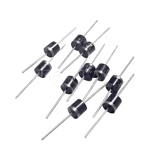 50PCS 10A10 Rectifier Diode 10A 1000V R-6 Axial 10 Amp 1000 Volt Electronic Silicon Diodes Applicable DIY Maintenance Teaching Experiment