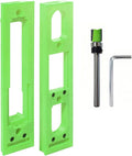 Concealed Door Hinge Installation Kit | with Guide Template Jig | with Dedicated Concealed Hinge Slotting Template | Lightweight & Reusable Design | for 5.3-7.8 inch Door Hinges (1.1 inch Width)