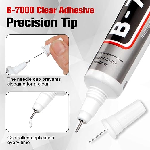 B7000 Glue 15ml/0.5 fl oz 16-Pack - High Strength, Flexible, Waterproof Adhesive for Jewelry, Electronics, Crafts and More