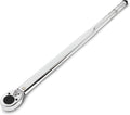 Powerbuilt 3/4-Inch Micrometer Torque Wrench, 100-600 Foot/Pounds, Reversible Ratchet Clicks, Lockable - 641434