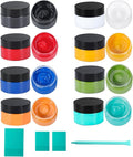 8 Chalk Paste for Stencils and 4 Chalk Ink Spatulas, Self-Adhesive Stencil Pigment Art Paste for Drawing on Wooden Boards and T-Shirts