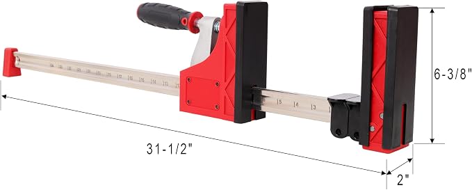 Parallel Clamp Kits, 12PCS Woodworker Tools Set, 24 Inch Parallel Clamps 2pcs, 40 Inch Parallel Clamps 2pcs, 2 Inch Bench Dogs 4pcs, Framing Blocks 4pcs, Heavy Duty Framing Tools for Cabinet Making