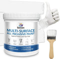 White Paint 150ml Acrylic White Paints Multi Surface for Metal, Furniture, Cabinets, Wood, Appliances, Clay, DIY Crafts, Walls, Acrylic Enamel Water Based Fast Drying, 5.3 Fl Oz