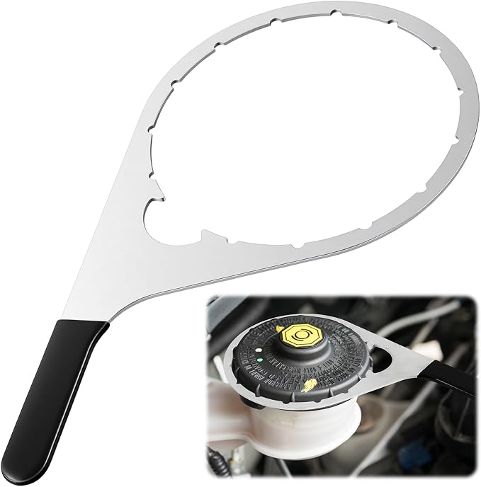 1 Pcs Fuel Filter Wrench 6'' Black | Compatible with Diesel Engines Water Separator, Cap Claw Grip Design, Metal Plastic Build, Easy Removal