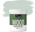 DWIL Matte Finish Furniture Paint - 16 Oz Wood Paint for Cabinets, Doors, Tables, and Dressers Refinishing - Water-Based, Non-Toxic & Odorless, Easy to Apply(Organza Green)-Without Tools