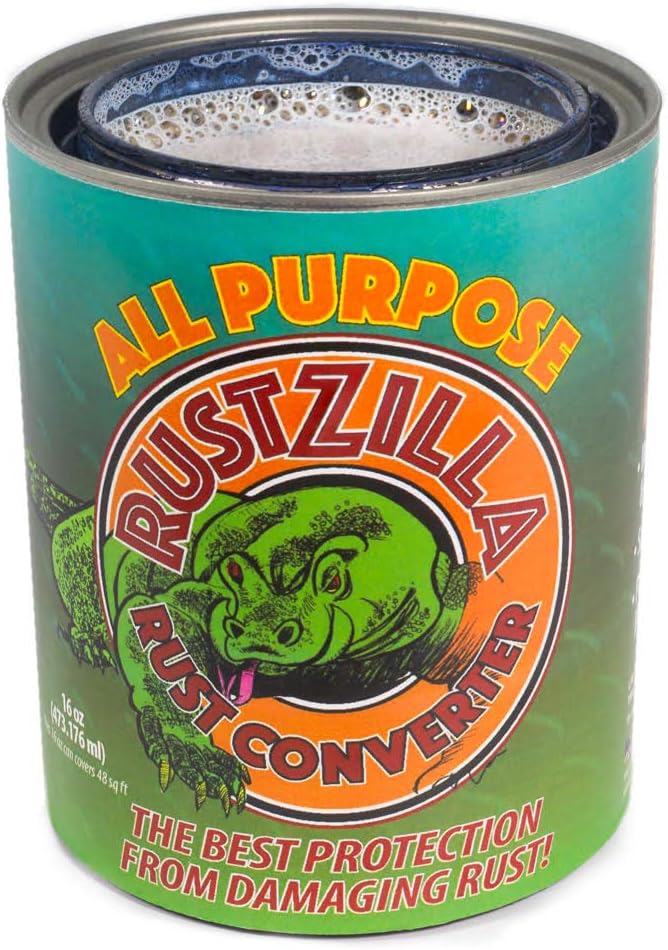 and Rust Remover All Purpose Professional Strength For All Metals Including Stainless Steel and Cast Iron, 8 OZ