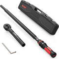 VANPO Torque Wrench 3/4 Inch Drive 100-800 Ft-Lb, 48" Length, ±3% Accuracy | Heavy Duty for Truck, Construction & Agricultural Equipment, Click Style, Dual Direction, TPR+ABS Handle, with Carring Case