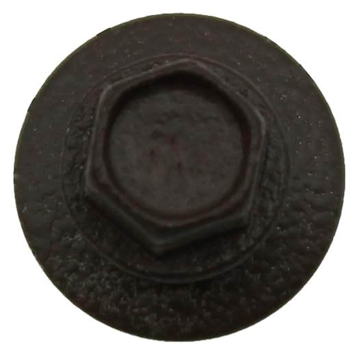 10 x 1-1/2" Mansard Brown Metal Roofing Screws - Hex Washer Head- Self-Starting/Tapping - EPDM Washer. 8 X 250 Bags - 2,000 Screws