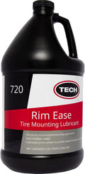 TECH Rim Ease Tire Mounting Lube – Efficient & Easy Tire Mounting & Demounting, Ideal for Automotive & Heavy-Duty Repairs, Petroleum & Silicone-Free, w/Rust Inhibitors, Ready-to-Use Formula, 1-Gallon