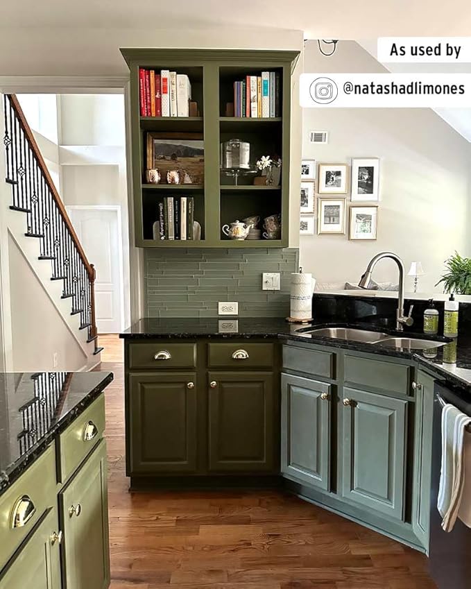 Annie Sloan Chalk Paint® (Olive, 500 ml/16.9 Fl Oz) a unique decorative paint for furniture, cabinets and home décor with no sanding or priming