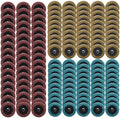 150 Pcs 2 Inch Surface Conditioning Discs Medium Grit Quick Change Sanding Discs for Die Grinders, Surface Stripping, Grinding, Polishing, and Burr Finishing