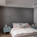 3yecao 31"×354" Darker Grey Black Wide Concrete Wallpaper Peel and Stick Extra Thick 3D Dark Gray Faux Contact Paper Textured Stained Vinyl Wrap Matte Wall Sticker for Walls Bedroom Basement Bathroom