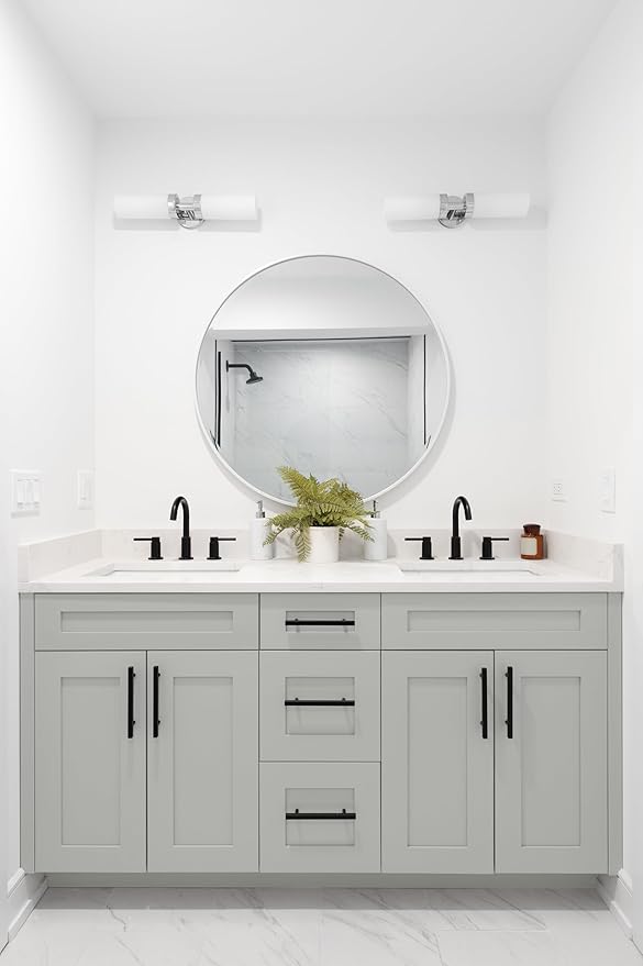 Beyond Paint All-in-One Refinishing Paint, No Sanding, Matte Finish for Cabinets, Countertops, Furniture and Doors, 1 Pint, Soft Gray