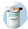 Chalk Paint for Furniture 25 fl.Oz. (750ml) + Special Chalk Paint Brush - Furniture Paint no Sanding or Priming - Chalk Finish Wood Paint - DIY Projects Home Decor & Improvement (PASTEL SKY BLUE)