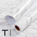 practicalWs White/Gray Marble Contact Paper 17.7 inch x 78.7 inch, Marble Peel and Stick Wallpaper with Tools, Self Adhesive Vinyl Film Contact Paper for Countertops