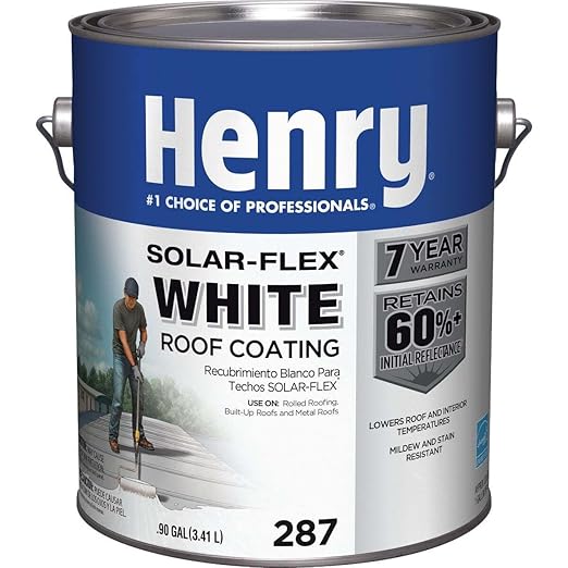 Henry Elastomeric Roof Coating White 1 Gl
